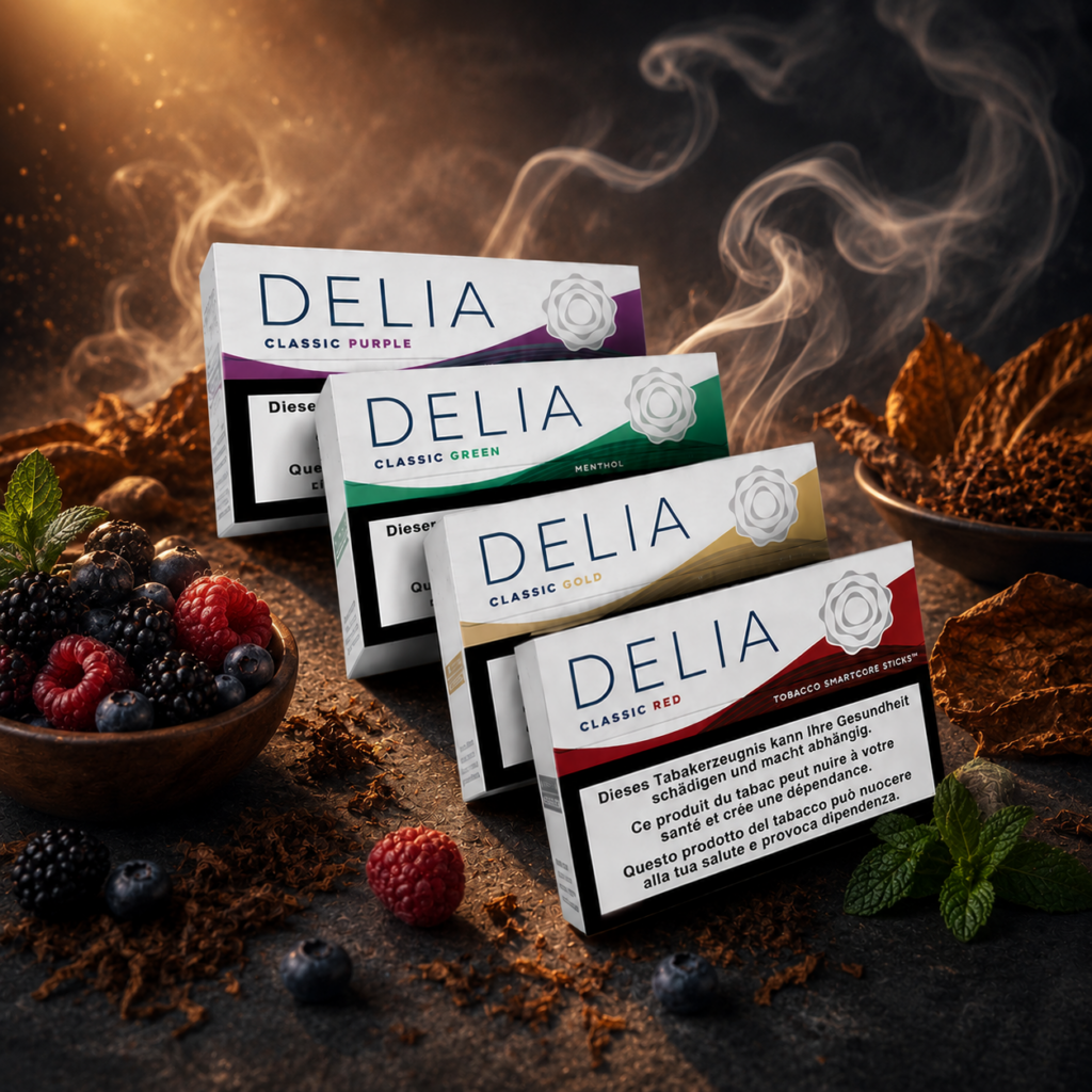 DELIA Tobacco Sticks: Exploring the Classic Tobacco Range for IQOS ILUMA